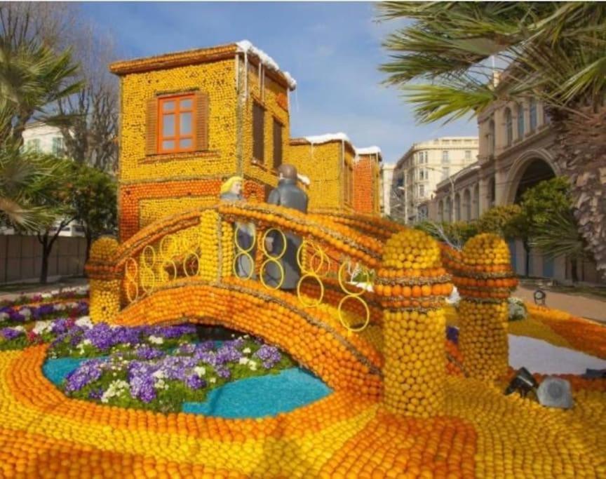 Magnifique T2 Proche Mer Et Ville Refait A Neuf Avec Terrasse Menton Exterior foto